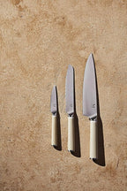MATERIAL Knife Trio + Stand (Cool Neutral/White Ash)